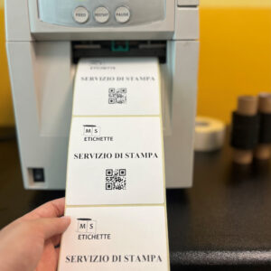 servizio stampa etichette personalizzate